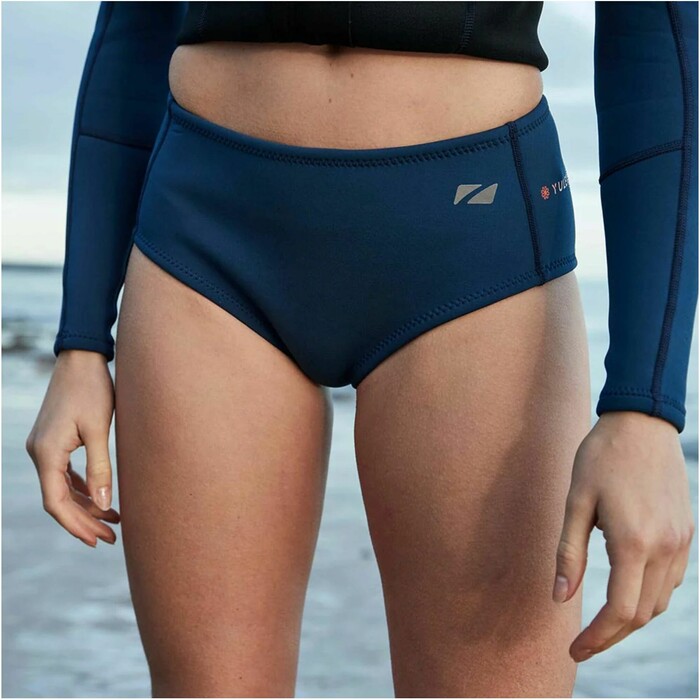 2024 Zone3 Frauen Yulex 1.5mm Swim Shorts NA23WYS103 - Navy